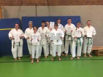 Pruefung 2017 1 - Bild zum Beitrag "Gürtelprüfung und Pratzentraining Teil 2"